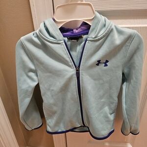 Under Armour Aqua and Purple Kids' Hoodie